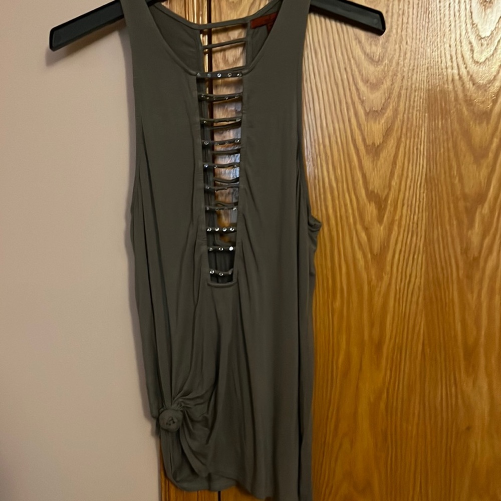 Embellished tank top